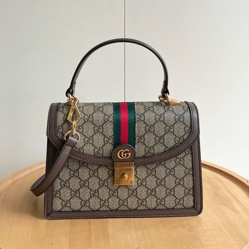 G*u*i top handle bags